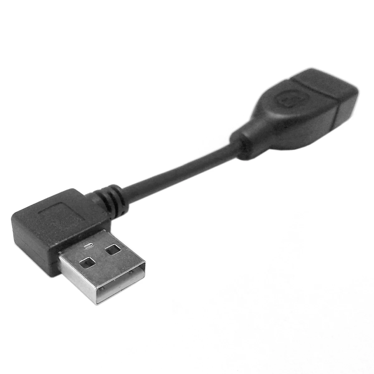 Verkaufen USB 2,0 90 Grad A Typ 480M Männlich Zu Weiblich Verlängerung Kabel 40cm 20cm 10cm Schwarz Links Abgewinkelt Rechts Abgewinkelt 90 Grad