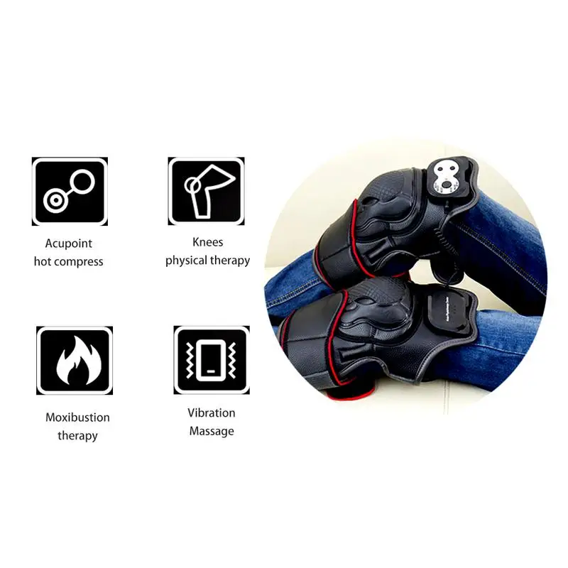 Вибрационный массаж горячий компресс наколенники прижигание физиотерапия