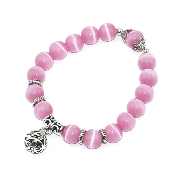 Natural Crystal Opal Beaded Bracelet single lap transshipment ball retro women's hand jewelry wholesale | Украшения и