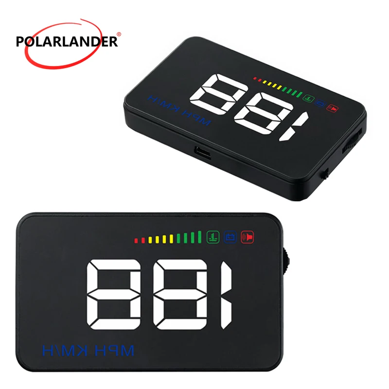 Дисплей A500 HUD диагональю 3 5 дюйма с поддержкой OBD2/ EUOBD | Автомобили и мотоциклы