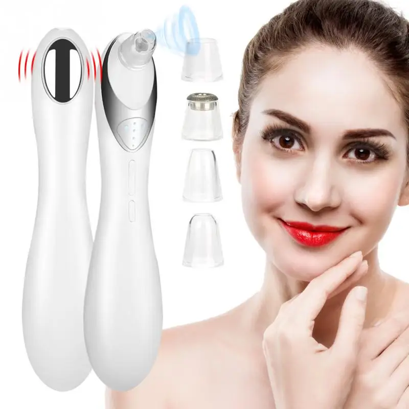 2 In 1 Electric Blackhead Removal Face Eye Massager Vacuum Pores Cleanser Pimple Suction Tool Clean | Красота и здоровье