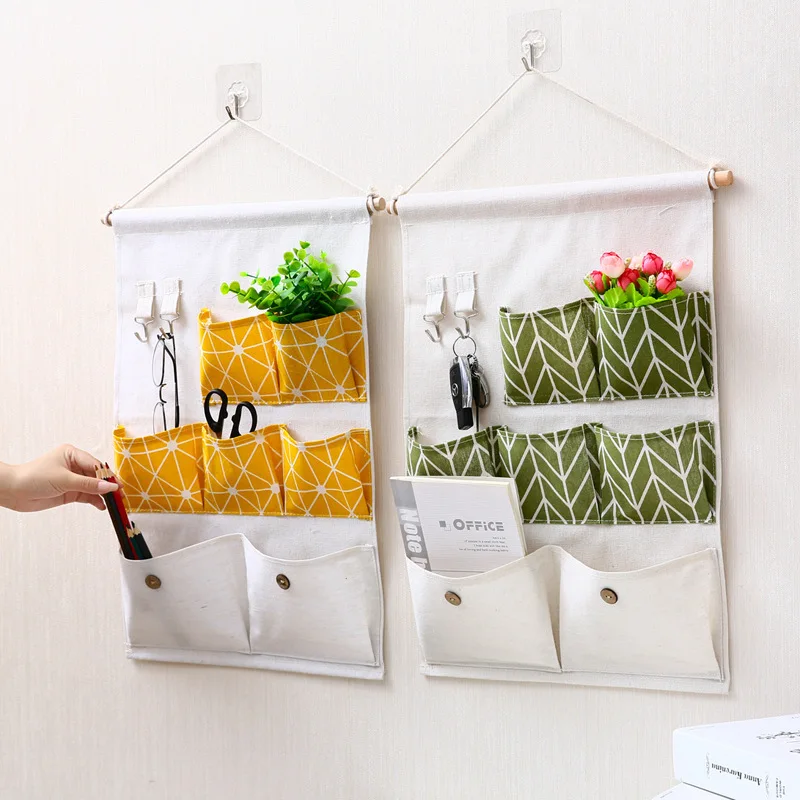 

Manufacturer Direct Cotton Storage Hanging Bathroom Waterproof Multi-Layer Storage Bag Closet Storage Bag Hanging