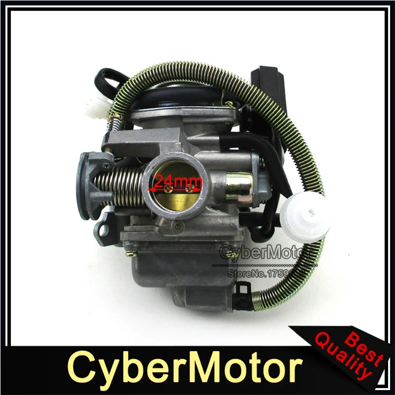 Карбюратор PD24 для скутера GY6 125cc 150cc ATV Go Kart Cart Багги Sunl Roketa Lance Coolster Taotao Vintage Baja SC150