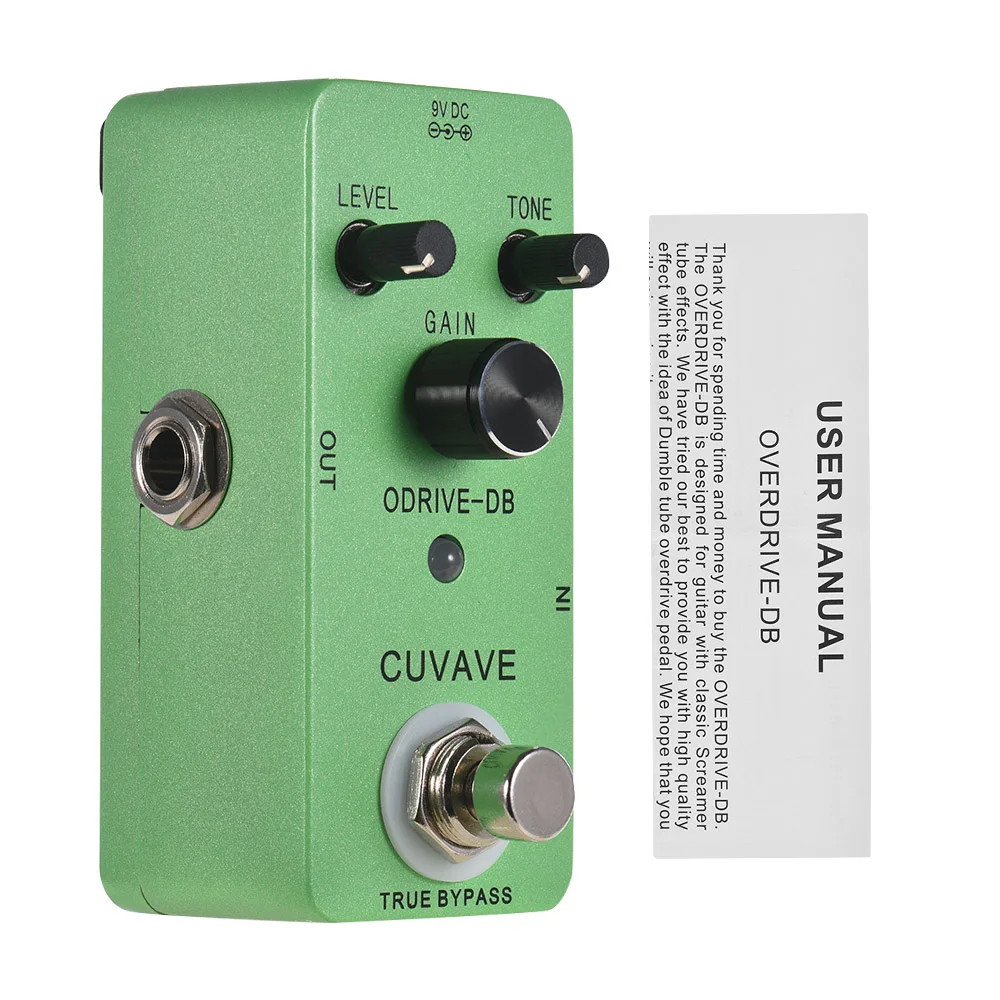 CUVAVE ODRIVE-DB аналоговый педаль для гитарного эффекта овердрайв Overdrive эффект