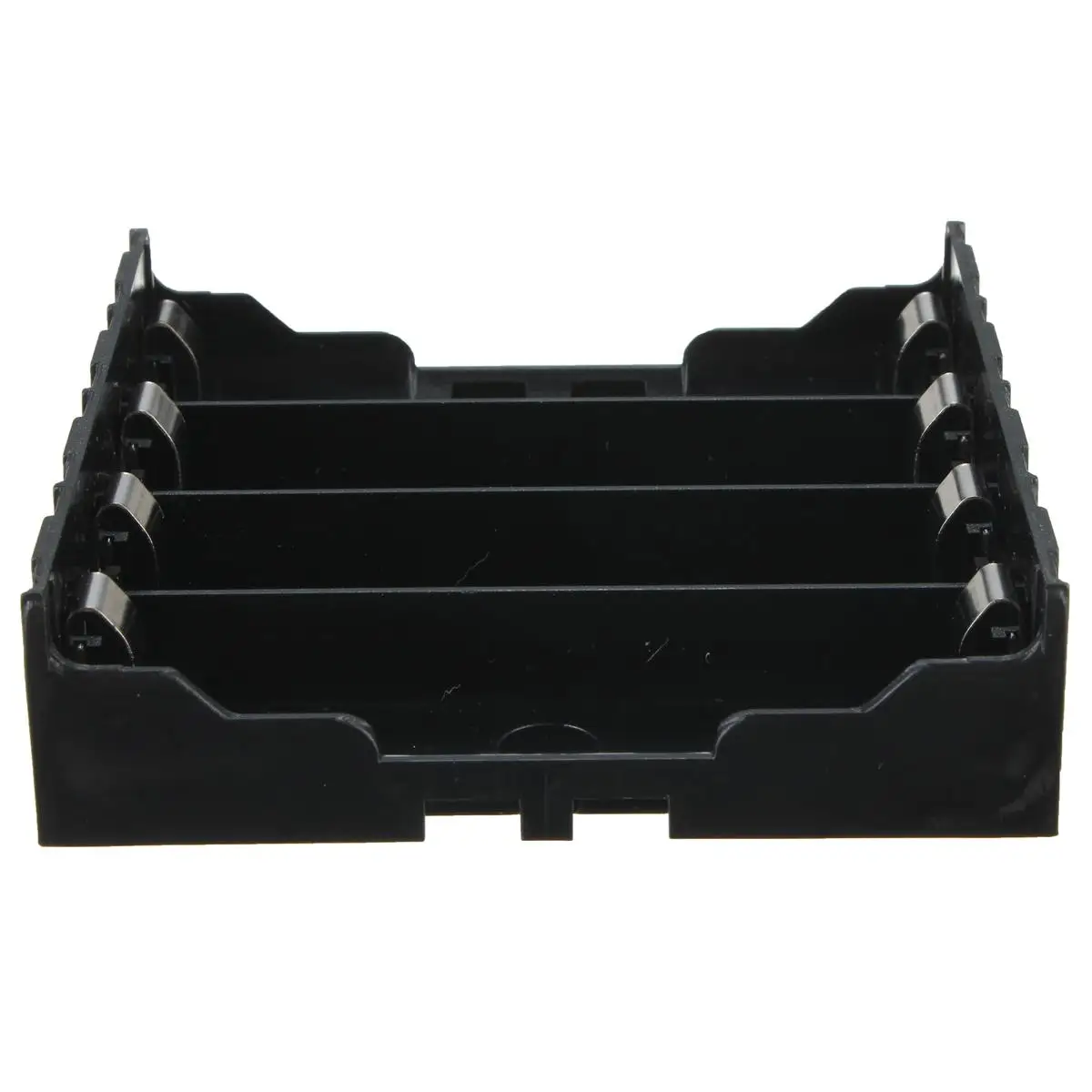 CLAITE черный ящик для хранения держатель Чехол DIY 4x18650 3 7 В аккумуляторные батареи