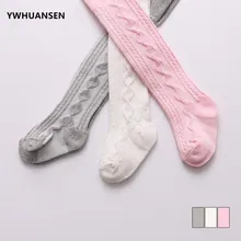 YWHUANSEN/для детей от 0 до 6 лет, весна, лето, Осень, милые сетчатые вязаные колготки для маленьких девочек хлопковые дышащие колготки для маленьких девочек, распродажа
