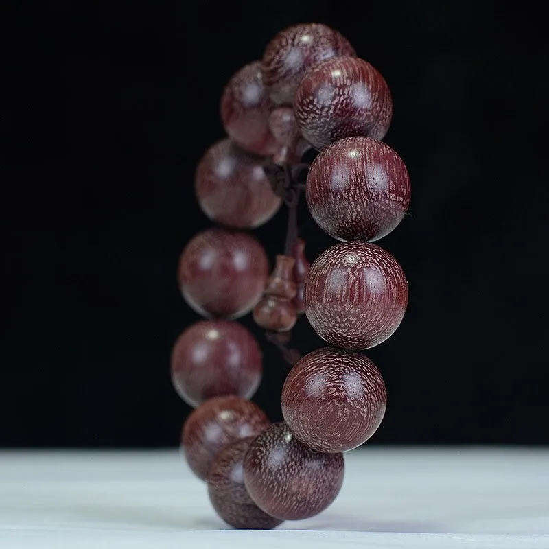AURAREIKI Violetwood натуральный буддийский деревянный браслет из бисера для йоги