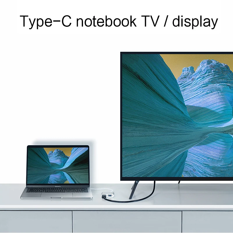 HUWEI USB C адаптер конвертер к HDMI VGA type кабельный концентратор для Teclast X5 X6 Pro x6pro чехол
