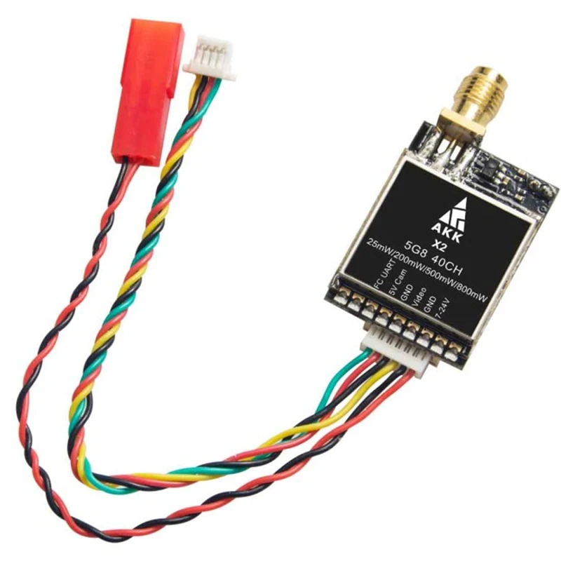 Передатчик AKK X2 SMA/X2P SMA /MMCX 25 МВт/200 мВт/500 МВт/800 МВт 5 8 ГГц 37CH FPV и Режим Smart Audio OSD питм
