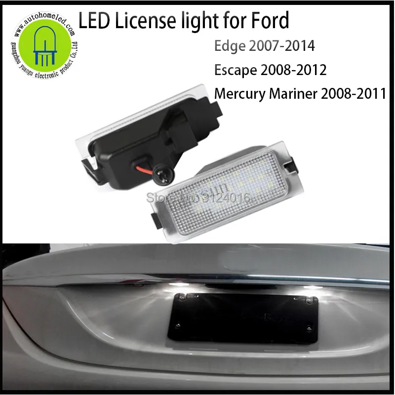 Светодиодный номерной знак dahosun 2 шт. для Edge 2007 2014 Escape 2008 2012 Mercury Mariner 2011|Сигнальная