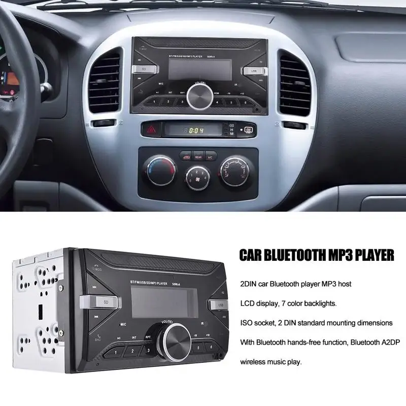Профессиональный автомобильный стерео 2 DIN MP3 Радио мультимедийный плеер ЖК