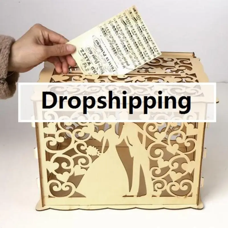 11 Design DIY Wedding Gift Card Box Wooden Money with Lock Beautiful Decoration Supplies for Birthday Party Dropship | Дом и сад