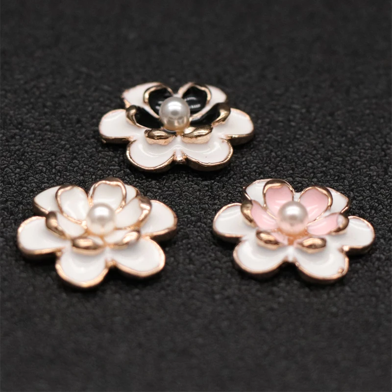 10Pcs Sewing Accessories Hair Scrapbooking Craft Decorative Button Rhinestone Flower Buttons DIT Baby | Дом и сад