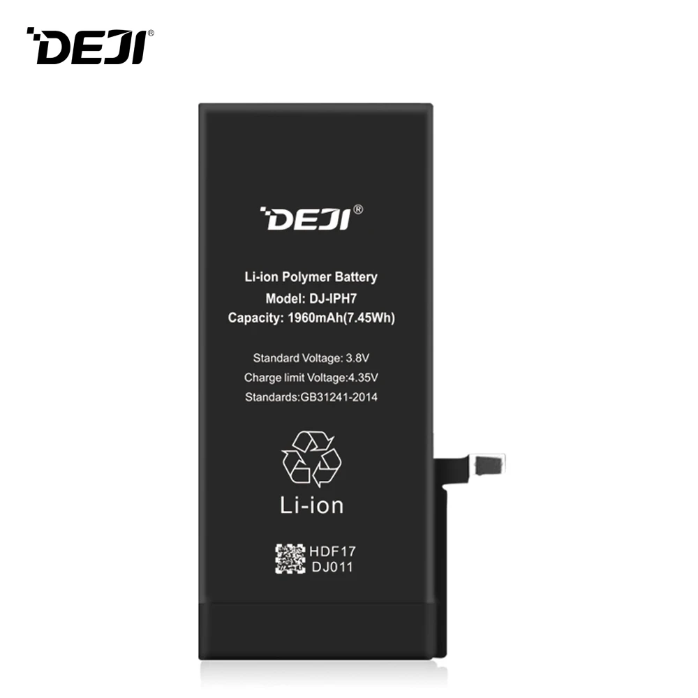 Батарея Deji для iPhone 7 7g литий-полимерные аккумуляторы с реальной емкостью 1960 мАч