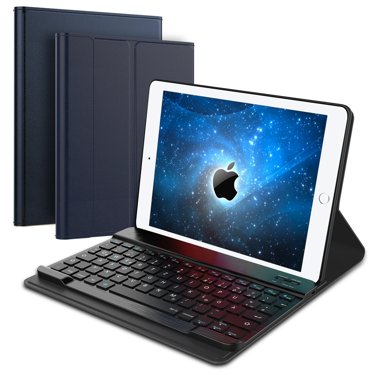 Для iPad 9 7 2016 Съемная планшетная клавиатура Bluetooth чехол PU кожаный для планшета