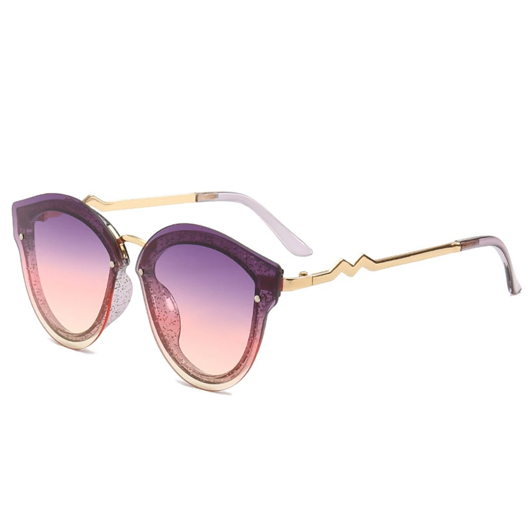 Fashion Glitter Cat Eye Sunglasses UV400 Cateye Women Vintage Gradient Shade Glasses Female Luxury Eyewear Oculos | Аксессуары для