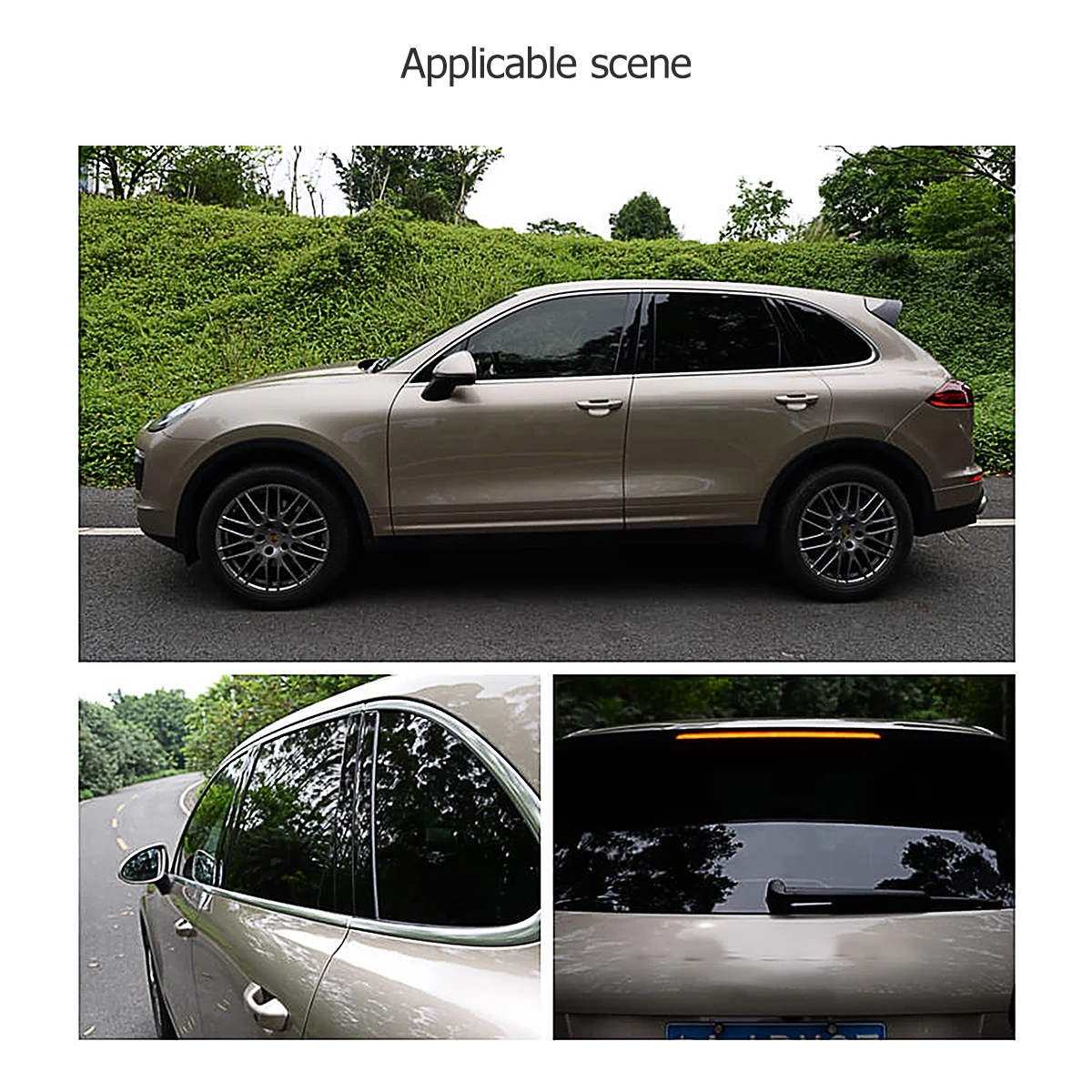 50 см x 3 м автомобильное окно фургона Тонировочная пленка универсальная подходит