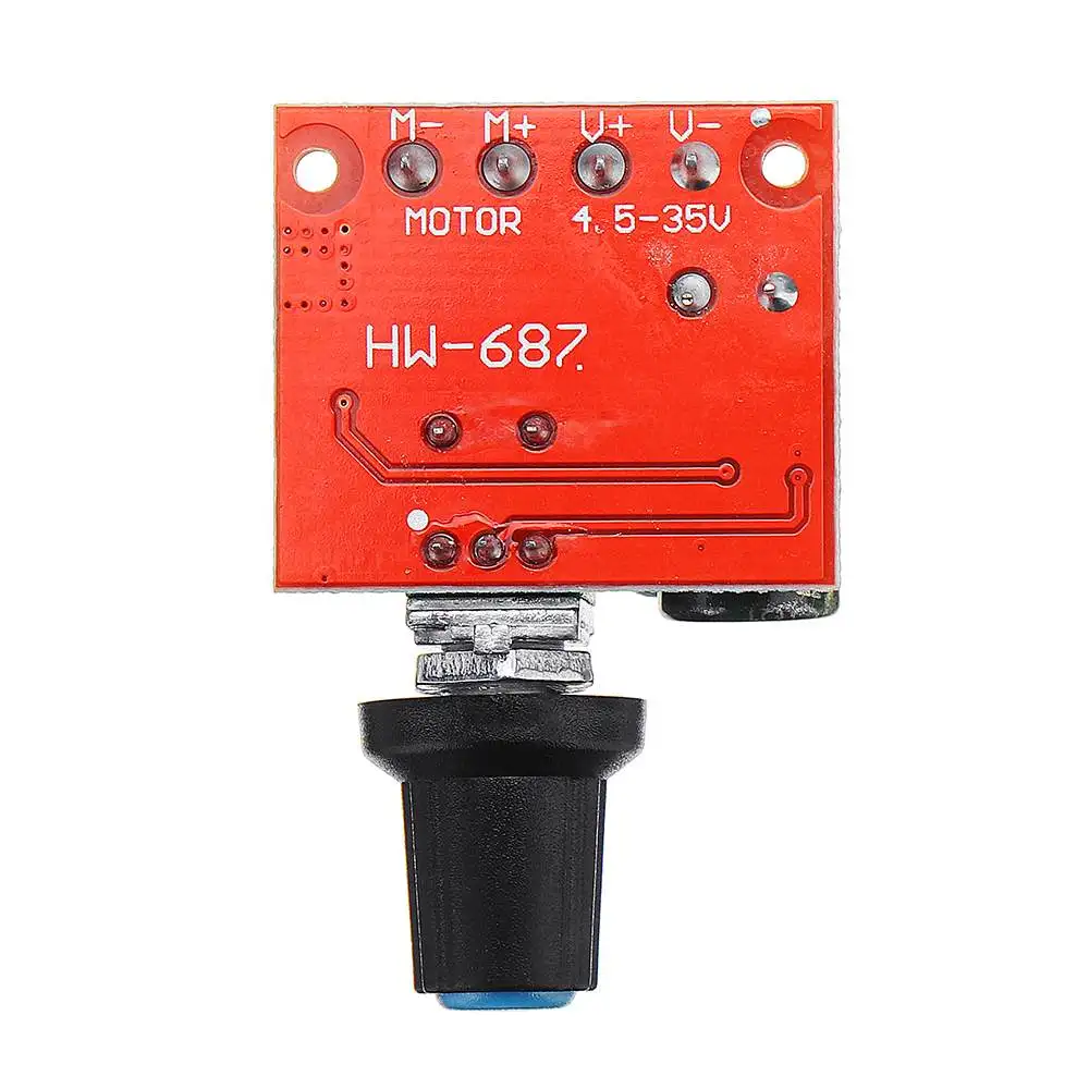 CLAITE DC 5V к 35V 5A 90W Мини мотор контроллер скорости ШИМ модуль регулятор регулируемый