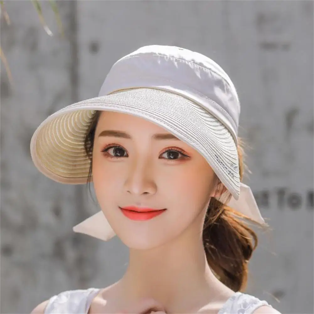 Летние женские Солнцезащитные Шляпы Козырьки Рыбалка Фишер пляж солнцезащитная