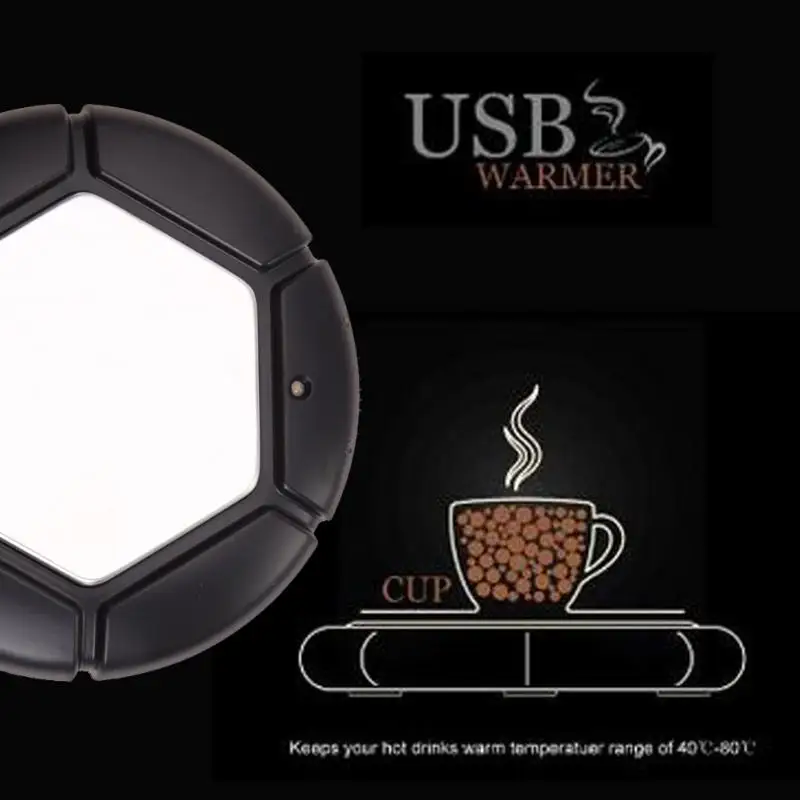 Usb нагреватель чашки нагревательный лоток настольных Портативный электронный