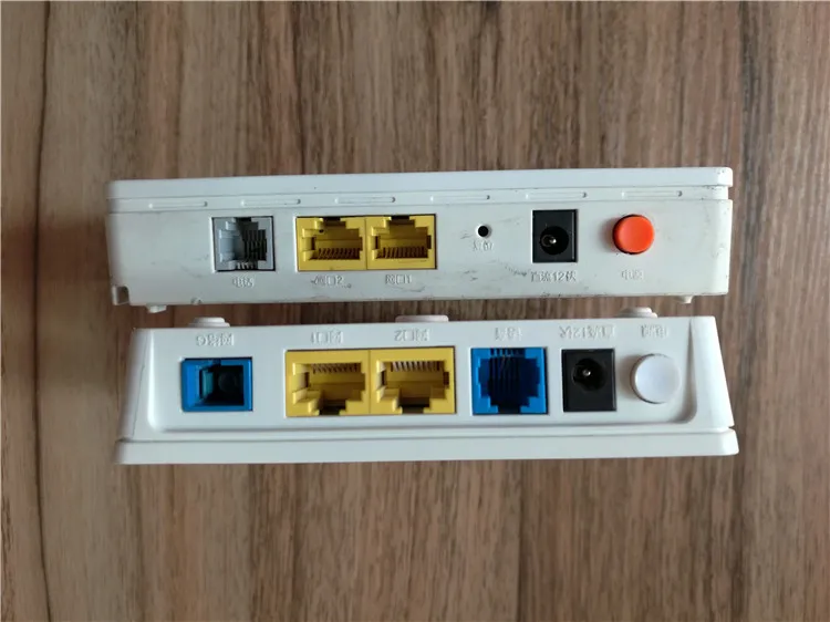 10 шт. onu gpon/epon ont hua wei FTTH fiberhome модем Secondhand hg8120c 1FE + 2LANS GPON ONU ONT с английской