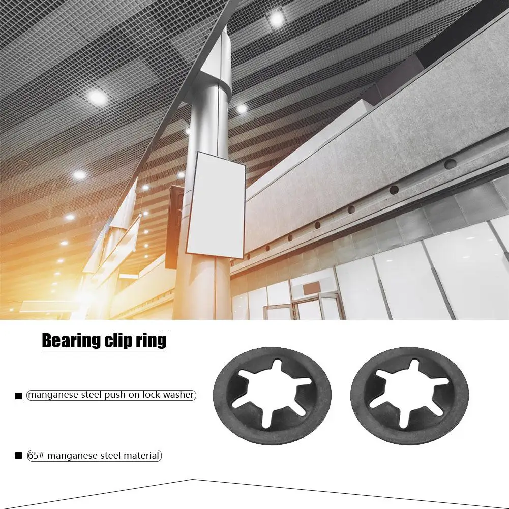 100 шт. марганцевая сталь нажимная шайба удерживающий замок комплект шайб оптовая