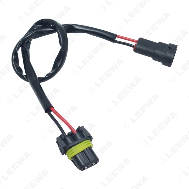 LEEWA 2 шт. 12 В Авто H11 до 9005/9006 Штекер кабель питания HID конверсионный комплект