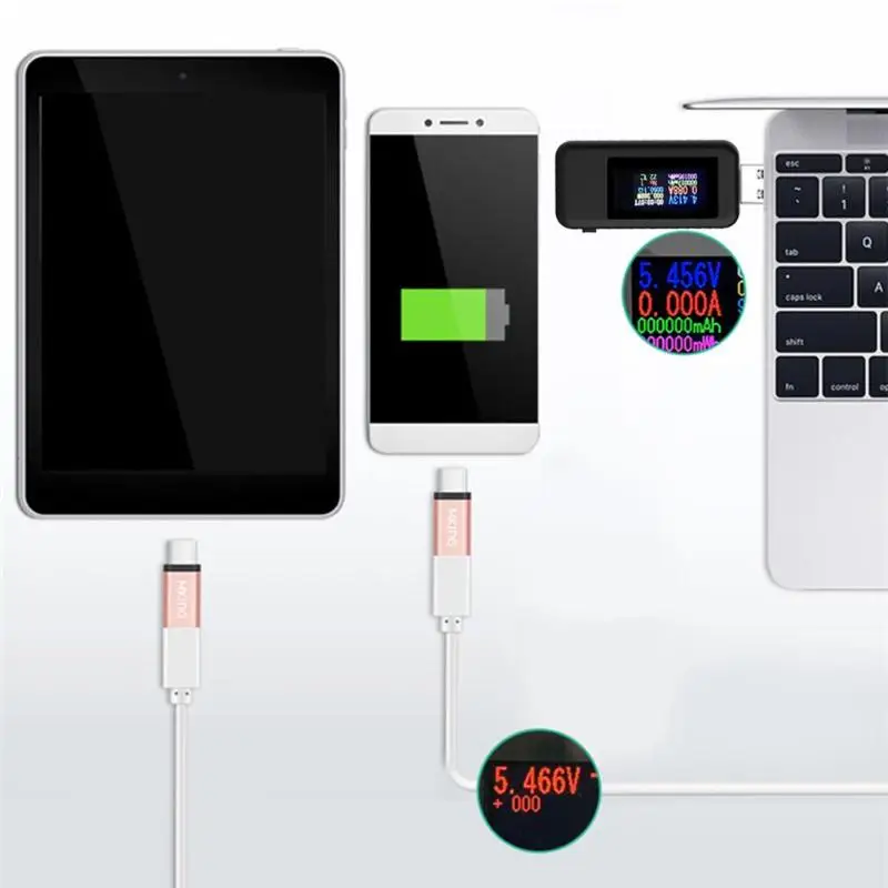 10 в 1 цифровой дисплей DC USB тестер напряжение тока зарядное устройство