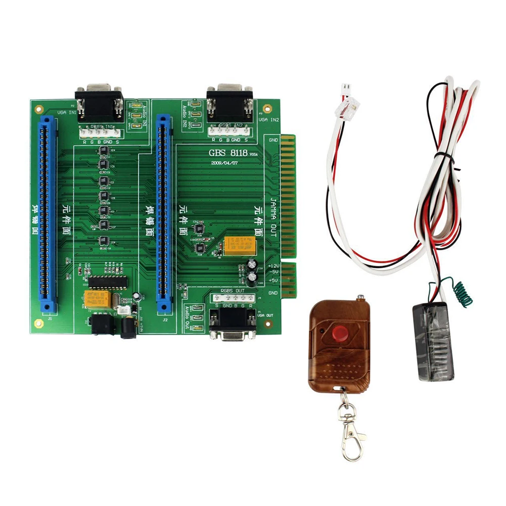 GBS-8118 Arcade Game Multi JAMMA 2 in 1 Switch Remote Control PC Board Jamma Switcher | Электроника