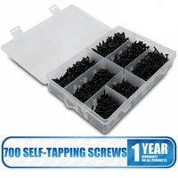 700pc assorted box black self tapping screws pozi flanged workshop tappers pozi drive auto accessories