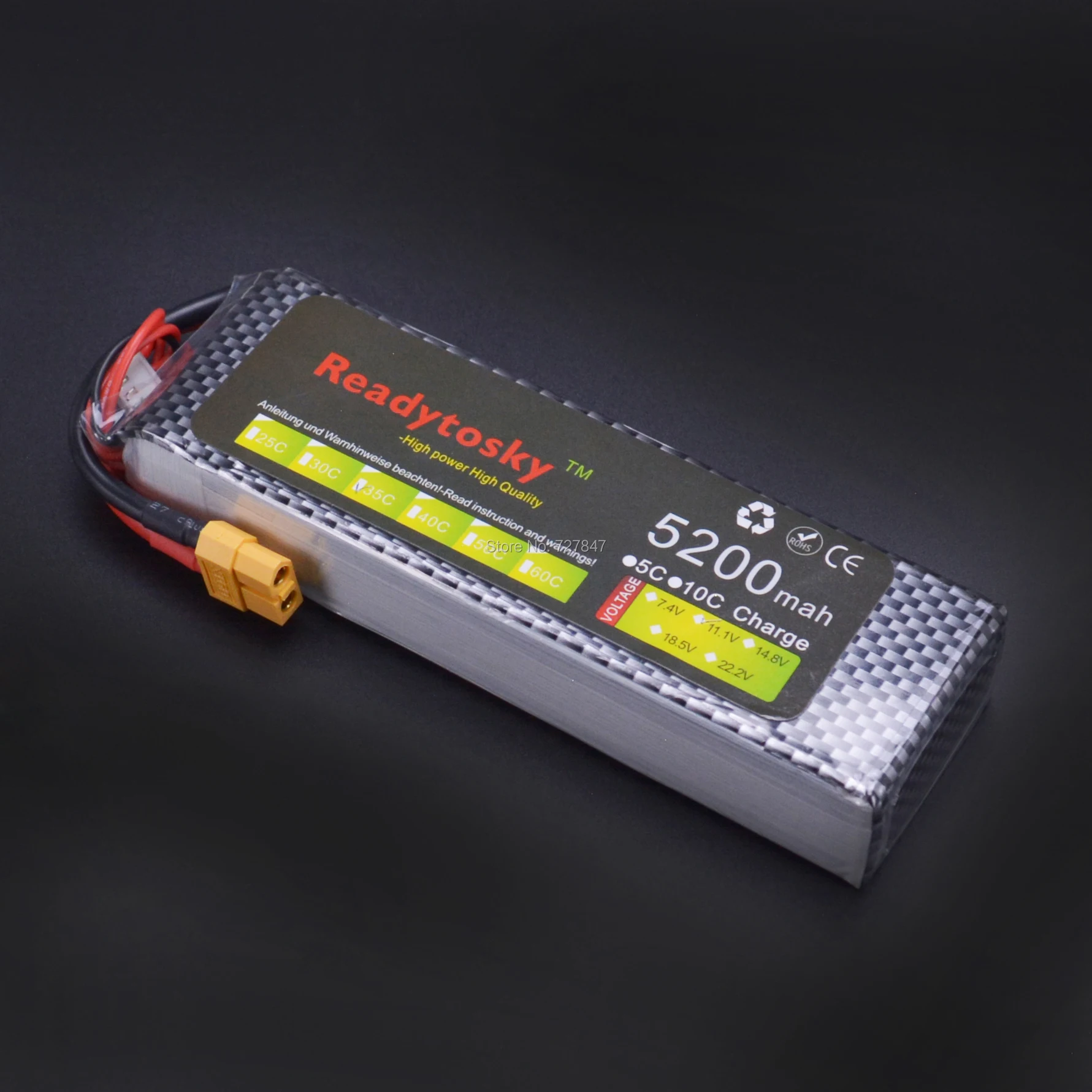 LiPo Battery 3S lipo battery 11 1 v 5200mAh 35C rc вертолет автомобиль лодка Квадрокоптер с