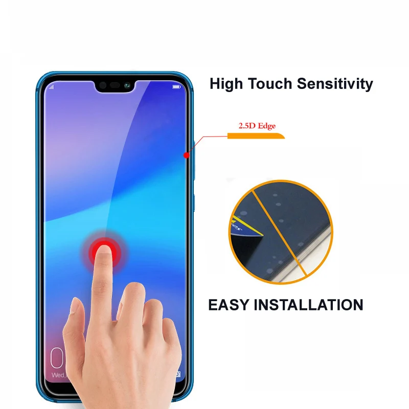 9H Защитное стекло для Huawei P9 Lite 2017 Honor 7 8 9 пленка P20 Mate закаленное стекло|Защитные