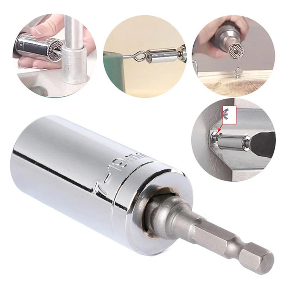 2/3 шт. Гаечный ключ с муфтой саморегулирующийся набор гнездом адаптер для дрели