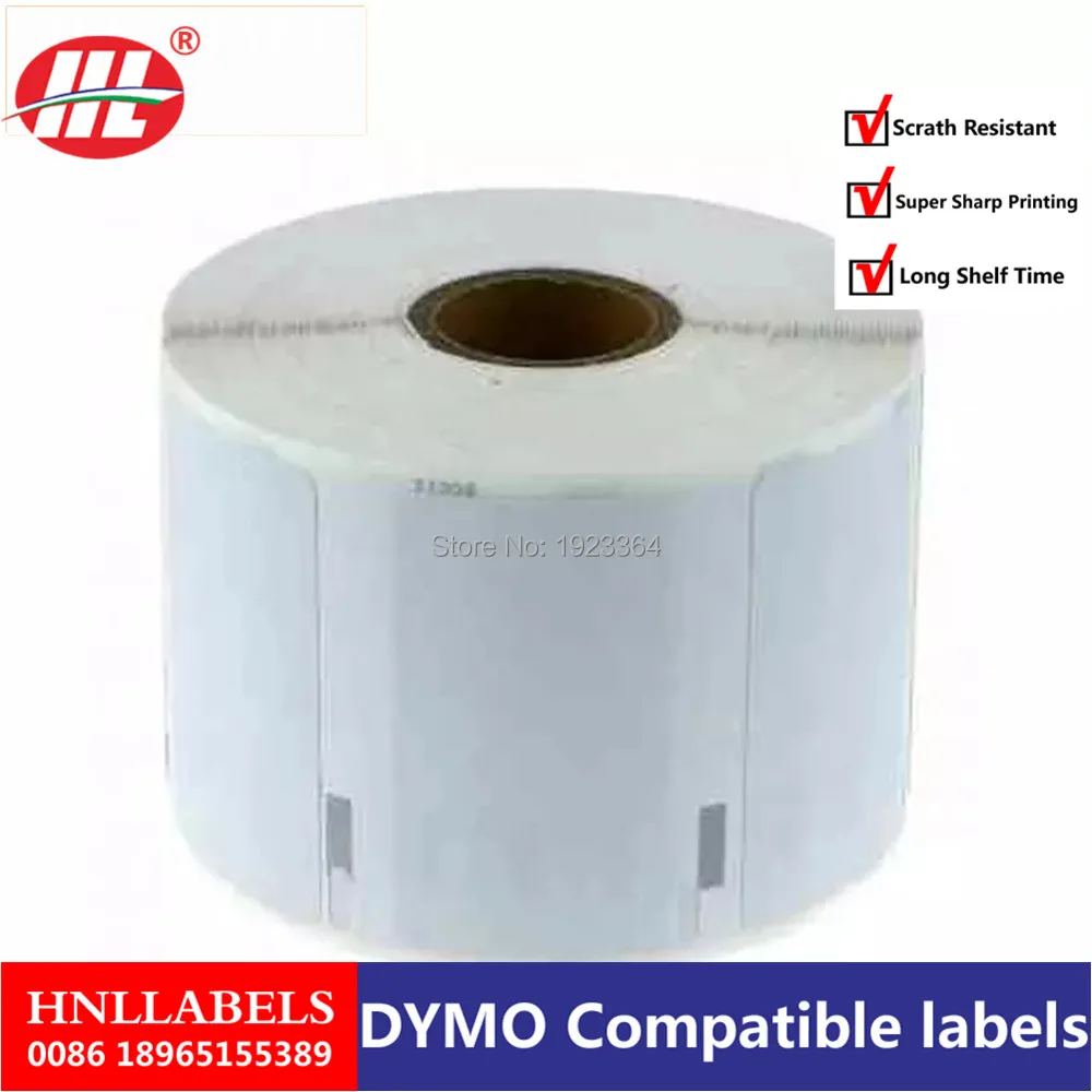 100X совместимые рулоны DYMO ярлыки 11354 dymo 1354 57 мм x 32 многофункциональные