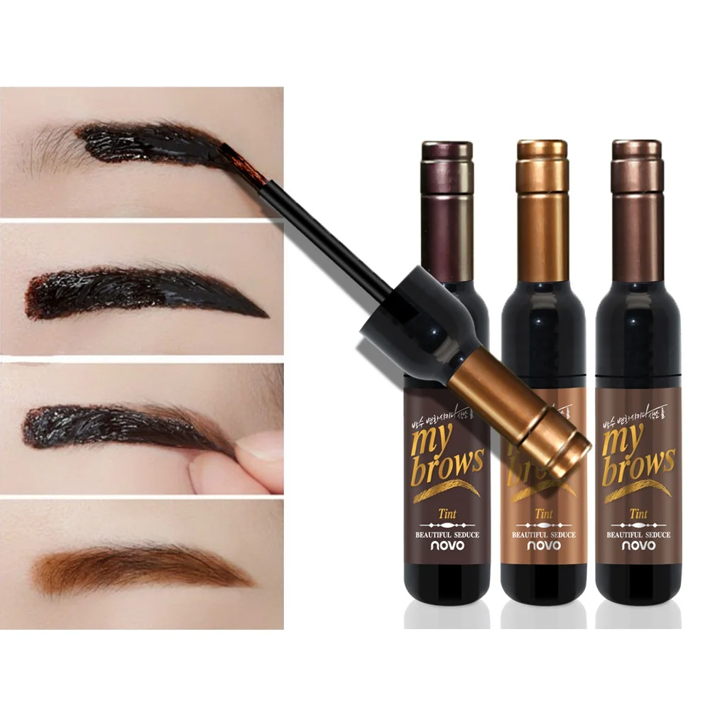 Гель для бровей Татуировка ручка черный кофе серый отклеить Водонепроницаемый
