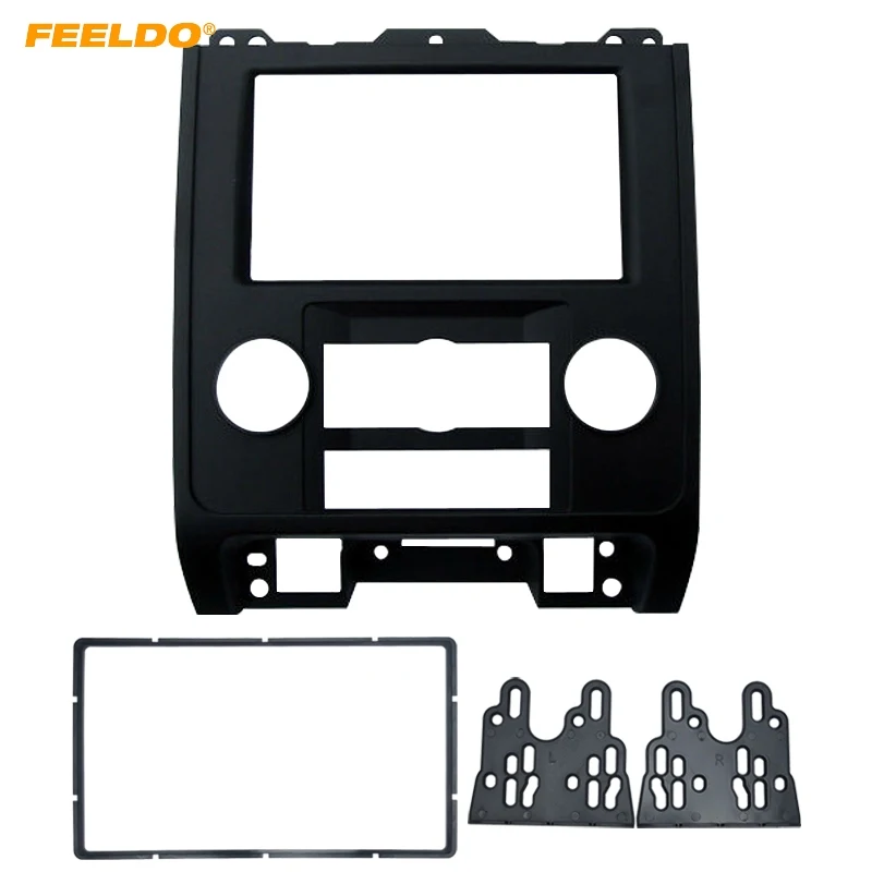 

FEELDO 2DIN Car Stereo Radio Fascia Frame For Ford Escape Mazda Tribute Stereo Interface Panel Dash Trim Installation Kit#5011