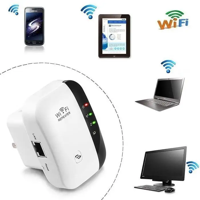 Портативный беспроводной Wi Fi ретранслятор 300 Мбит/с удлинитель антенный