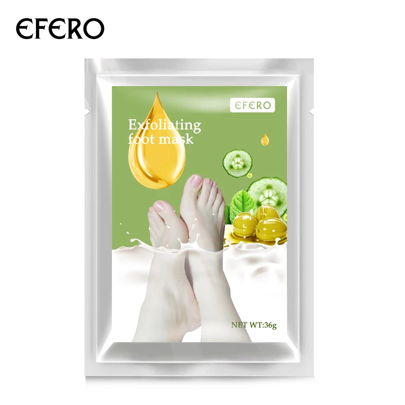 EFERO 1 пара отшелушивающая маска для ног увлажняющая Детокс спа-носки педикюра