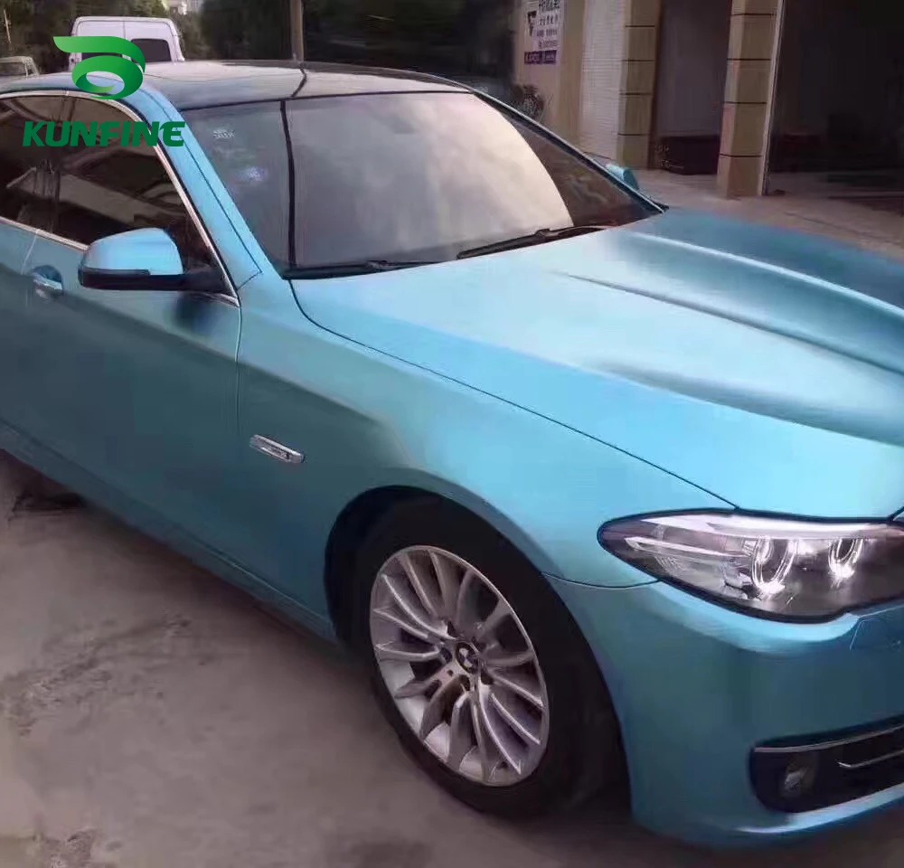 Автомобильный Стайлинг обмотка электро-оптическое озеро синяя Автомобильная