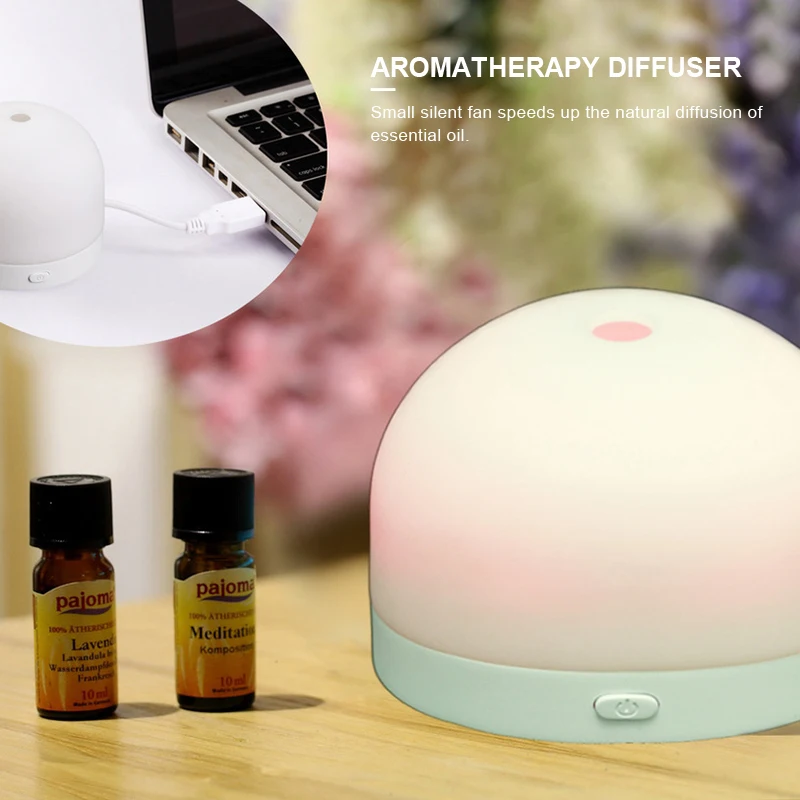 Aromalı Uçucu Yağ Difüzör Aromaterapi Kablosuz Ultrasonik Buğu Yapıcı арома терапии Ev Ofis Için Led Gece Işık Difüzör| |