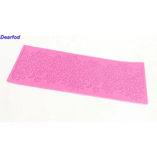 New Silicone DIY Cake Decor Lace Mold Sugar Crafts Fondant Mould Mat Baking Tool | Дом и сад