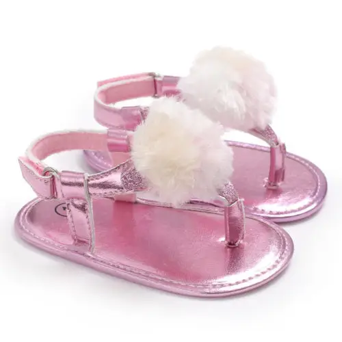 

Baby Girl First Walkers Newborn Baby Girl Shoes Summer Soft Pram Crib Shoes USA