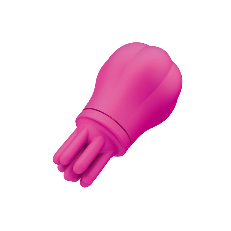 Массажер Стимулятор клитора Caress 5 сменных силиконовых головок вибраторы 10