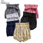 2019 детские летние штаны, повседневные брюки для новорожденных, для маленьких мальчиков и девочек, шорты, трусики с цветочным рисунком и бантом