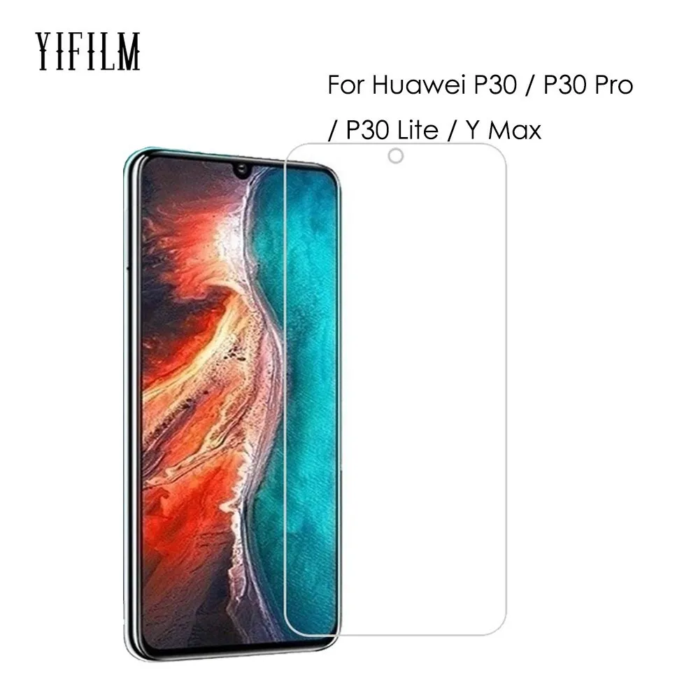 2 шт./упаковка ультратонкое закаленное стекло 0 3 мм 2.5D для Huawei P30 p30 Pro Lite|Защитные