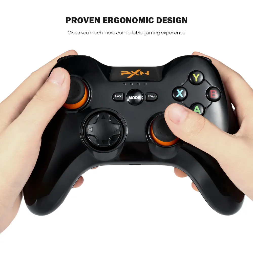 Pxn 9603 2 4G беспроводной игровой контроллер Двойной вибрационный джойстик для