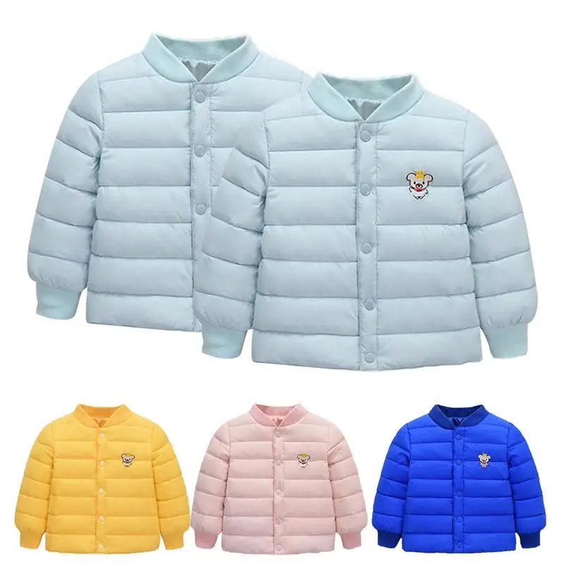 Children's Clothing Winter Cotton Clothes Light Kids Jacket Hood Duck Down Coat Children Spring Fall Toddler Wear | Детская одежда