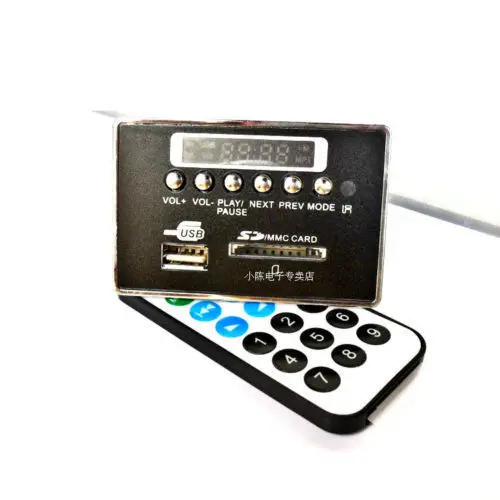 Цифровой дисплей LED dc 12v Bluetooth mp3 декодер плата FM радио usb AUX для