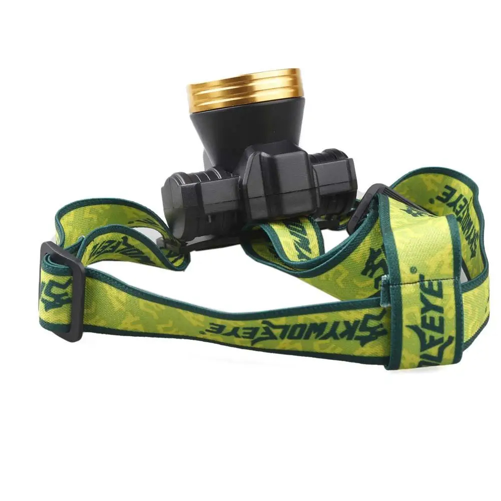 

SKYWOLFEYE Rechargeable LED Headlamp 3800LM Camping Lighting Torch Spotlight For Hunting Battery high power
