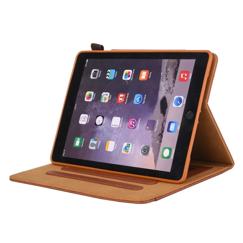 Для iPad 9 7 5th 6th 2018 2017 Pro Air 2 1 Premium Business кожаный смарт-чехол с подставкой чехол-книжка